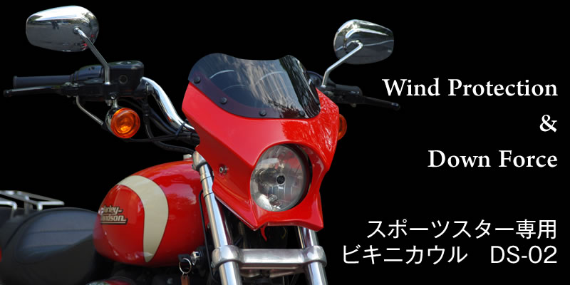 廃番】スポーツスター用 ビキニカウル DS-02 | バイクパーツメーカー