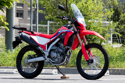 CRF250L CRF250Ls 専用 ウィンドスクリーン - バイクパーツメーカー ワールドウォーク